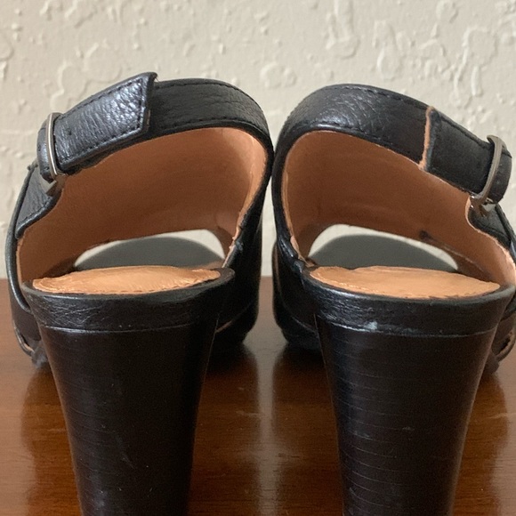 Nurture Shoes Black Soft Leather 5.5M Slingback - Picture 4 of 7